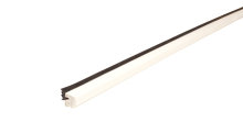 Glasslist plast hvit – 16 x 15 x 3000 mm